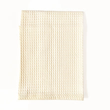 Green Cotton Waffle Hand Towel