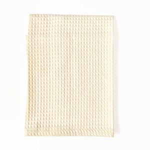 Green Cotton Waffle Hand Towel