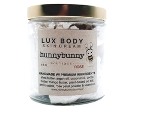 hunnybunny Lux Body Skin Cream Rose 8 fl oz